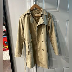 Michael Kors tan trench coat - size XS